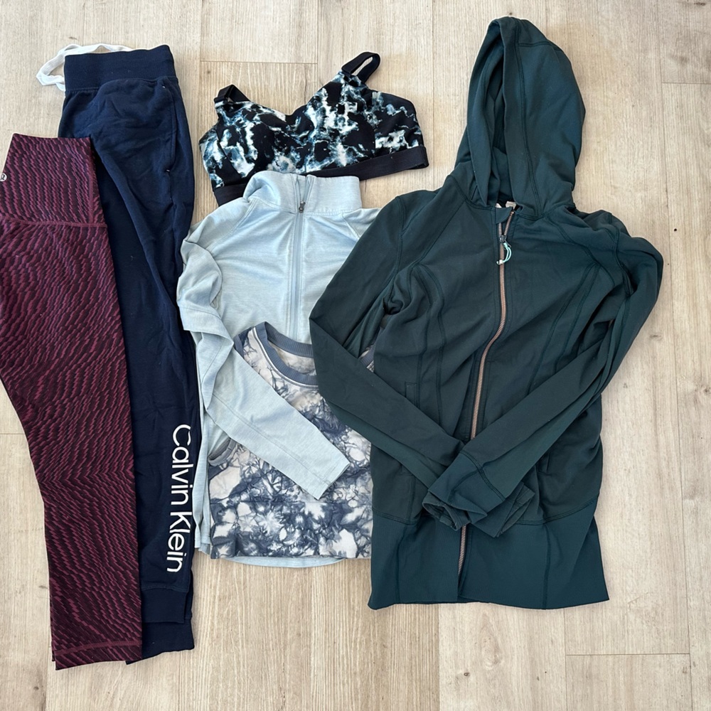 Lululemon & Calvin Klein Leggings/sweats and Activewear Set
